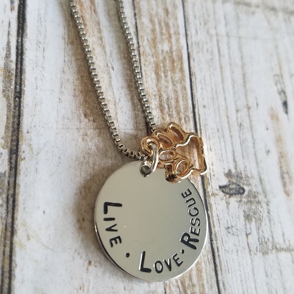 ❄️WINTER SALE❄️ LIVE LOVE RESCUE Pendant - Picture 2 of 6